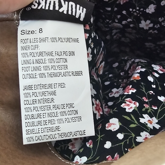 Muk Luks Original Pull-On Chestnut Saddle Up Cowgirl Boot Water Resistant Size 8 - Picture 7 of 11